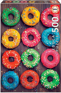 19005 Rompecabezas Puzzle Educa 500 Piezas Donas de Colores "SOBRE PEDIDO"