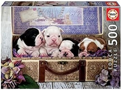 19007 Rompecabezas Puzzle Educa 500 Piezas Cachorros "SOBRE PEDIDO"