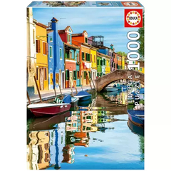19023 Rompecabezas Puzzle Educa 1000 Piezas Burano "SOBRE PEDIDO"