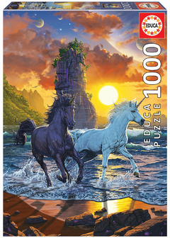 19025 Rompecabezas Puzzle Educa 1000 Piezas Unicornios en la Playa "SOBRE PEDIDO"