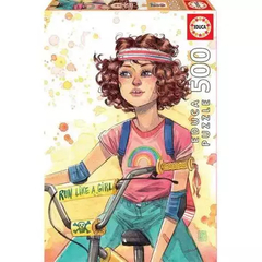 19249 Rompecabezas Puzzle Educa 500 Piezas Corre como Niña "SOBRE PEDIDO"
