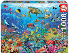 19266 Rompecabezas Puzzle Educa 1000 Piezas Tortugas de Fantasía Tropical "SOBRE PEDIDO"