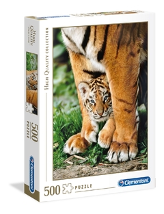 35046 Rompecabezas Puzzle Clementoni 500 Piezas Tigre de Bengala Cachorro "SOBRE PEDIDO"