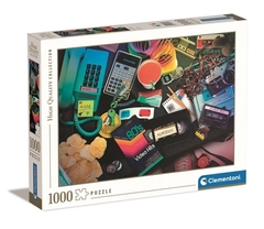 39649 Rompecabezas Puzzle Clementoni 1000 Piezas Nostalgia de los 80´S "SOBRE PEDIDO"