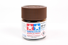 81364 Pintura Acrílica Tamiya XF-64 Rojo Marrón Café (Red Brown) 23ml.