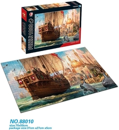 88010 Rompecabezas Puzzle Hao Xiang 1000 Piezas Llegando al Puerto.