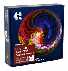 BL8826 Rompecabezas Circular Puzzle Hao Xiang 500 piezas Abstracto "SOBRE PEDIDO"