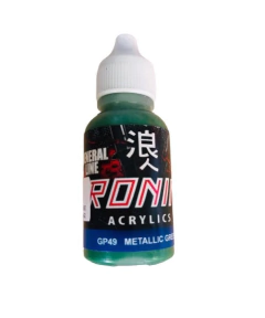 GP49 Pintura Acrílica Ronin Metallic Green 15ml.