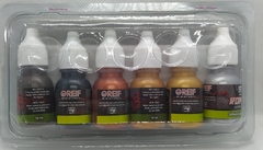 GP610 Set De 6 Pinturas Acrílicas Ronin Colores Tonos Metálicos. - comprar en línea