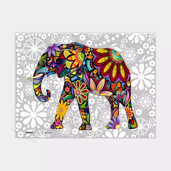 P1106 Rompecabezas Puzzle Miniatura Pintoo 150 Piezas Elefante Alegre