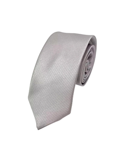 Gravata Cinza Claro Slim - comprar online