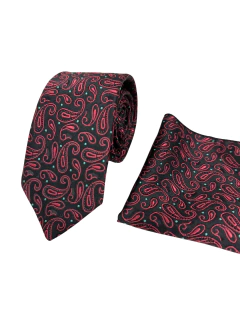Gravata com lenço Premium SLIM 088 - comprar online