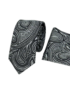 Gravata com lenço Slim - 149 - comprar online
