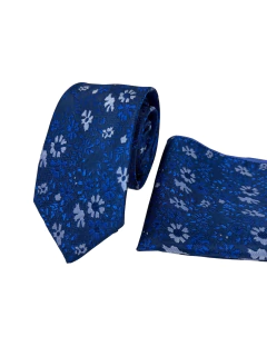 Gravata com lenço Premium SLIM 099 - comprar online