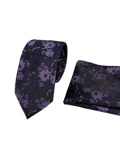Gravata com lenço Premium SLIM 006 - comprar online