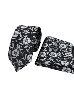 Gravata com lenço Premium SLIM 094 - comprar online