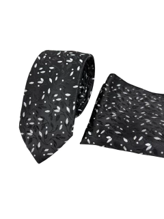 Gravata com lenço Premium SLIM 093 - comprar online