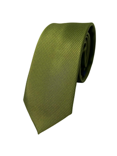 Gravata Verde Oliva Slim 04 - comprar online