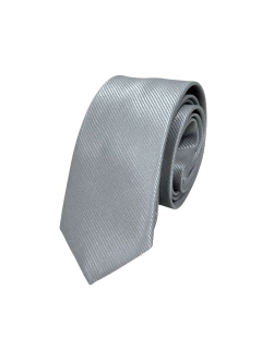 Gravata Cinza / Prata Slim - 02 - comprar online