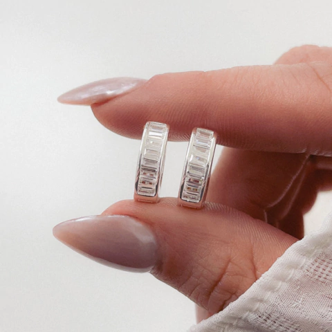 Aros Giselle plata 925