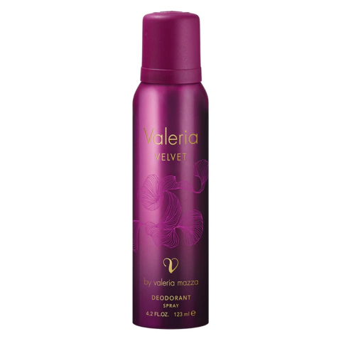Velvet fem desodorante spray 123 mL - VALERIA MAZZA - comprar online