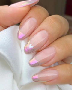 Pigmento holográfico com reflexo rosa na internet