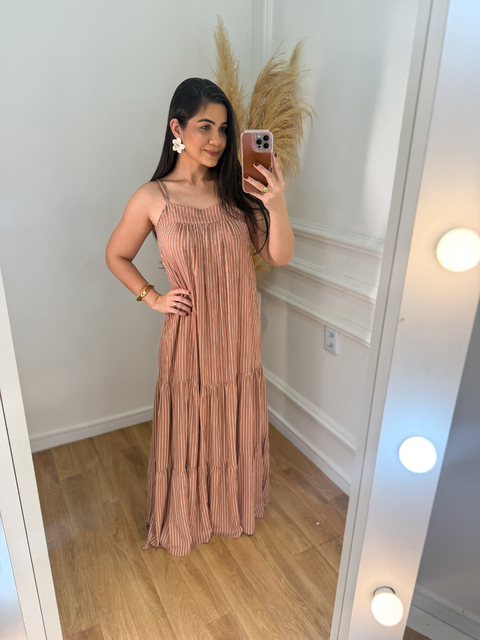 Vestido Listrado Lana - Cores - comprar online