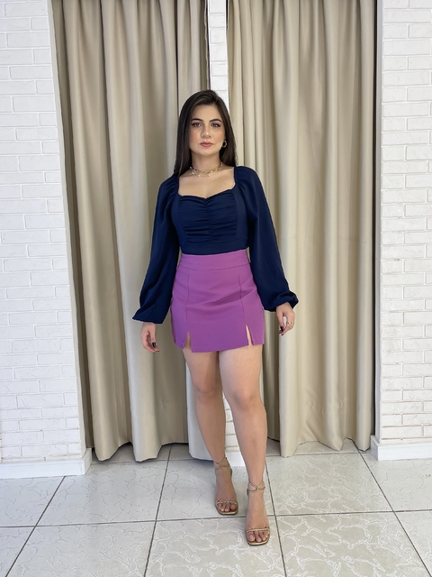 Short/Saia Jenny - Roxo