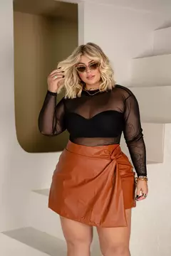 Blusa Tule - Preto - comprar online