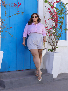 Shorts Melinda - Cinza Claro - comprar online