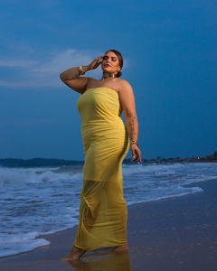 Vestido Sereia - Amarelo na internet
