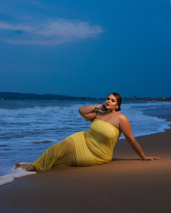 Vestido Sereia - Amarelo - comprar online