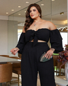 Cropped Barbara - Preto