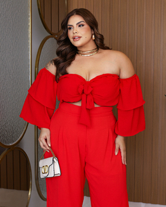 Cropped Barbara - Vermelho