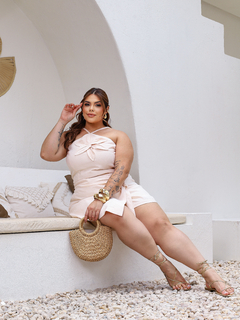 Shorts Saia Izabel - Nude - loja online