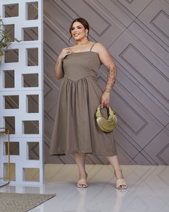 Vestido Camila - Marrom - loja online
