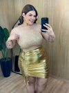 Cropped Paetê - Dourado - comprar online