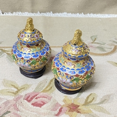 Par de Cloisonné Vintage - comprar online