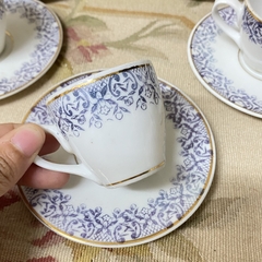 Jogo 5 xícaras de café Blue - comprar online