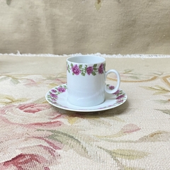 Xícara de cafezinho Porcelana Renner Medaillon