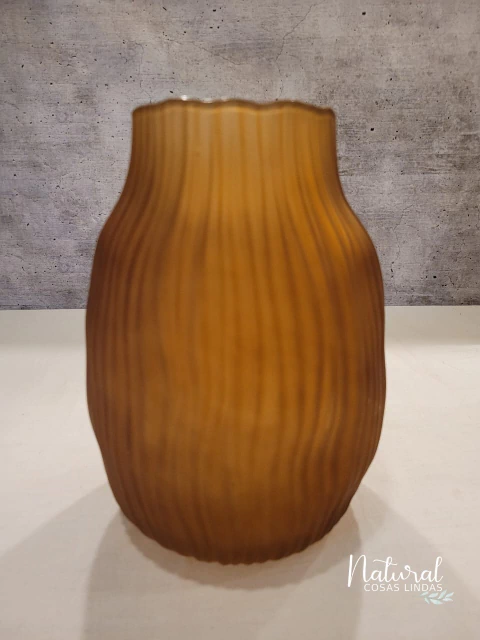 Florero SIENA - caramelo - comprar online