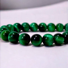 Pulsera Green Tiger Eye - Hilo Acreo en internet
