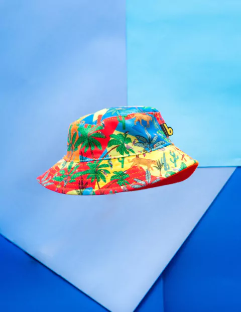 Bucket Dupla Face Bavoom Tropical