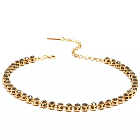 Colar Riviera M - Black Diamond/Ouro Vintage - comprar online