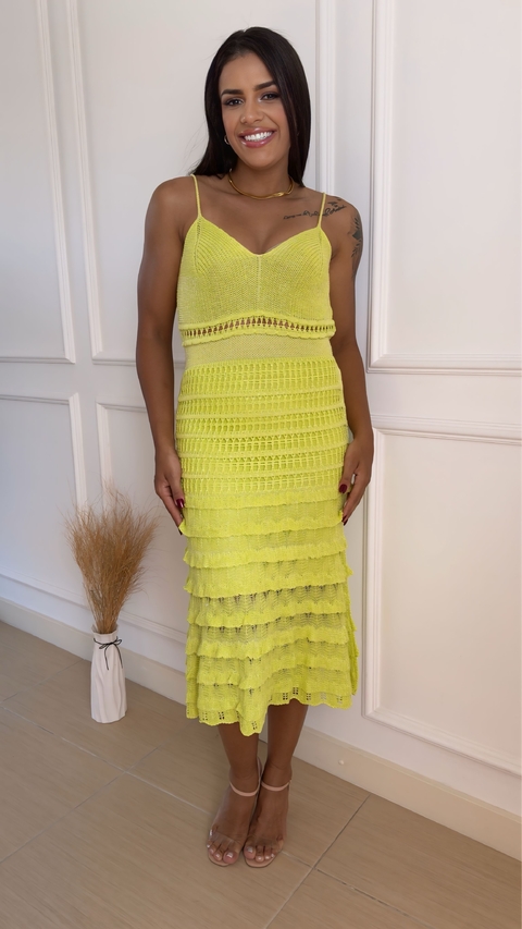 Vestido fio midi Lila - comprar online
