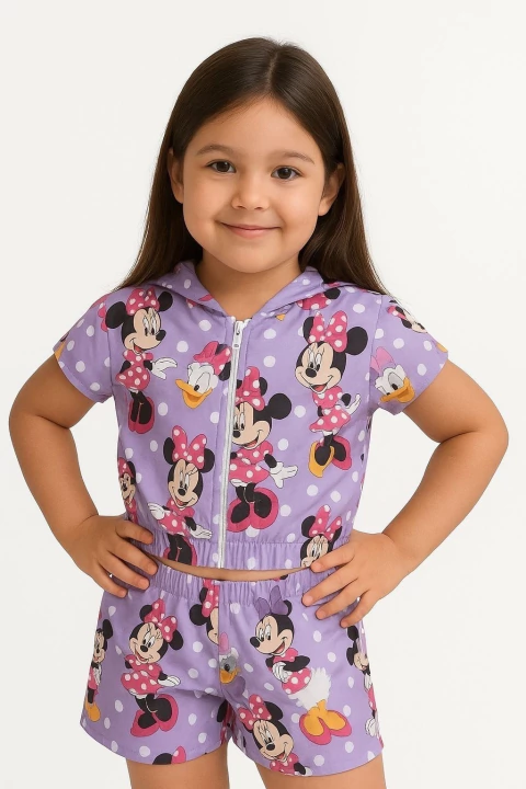 Conjunto Infantil Corta Vento Verão Blogueira - comprar online