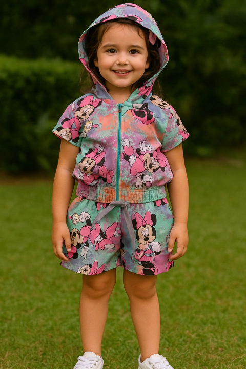 Conjunto Infantil Corta Vento Verão Blogueirinha - comprar online