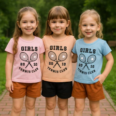 Conjunto Camiseta infantil Verão 2026 Variado - comprar online