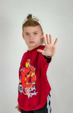 Camiseta Infantil Homem de Ferro - comprar online