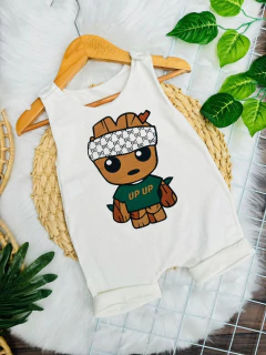 Jardineira Baby Groot Cod 095 - Up Up bebe